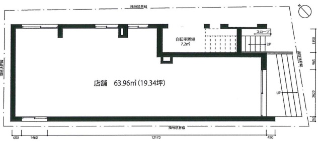 八雲1丁目マンションビル1F 間取り図