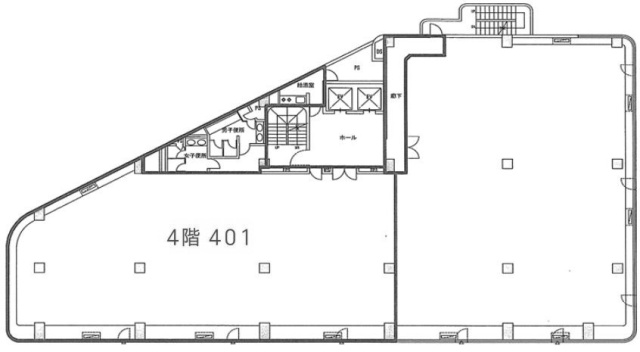 KDX高田馬場ビル4F 間取り図