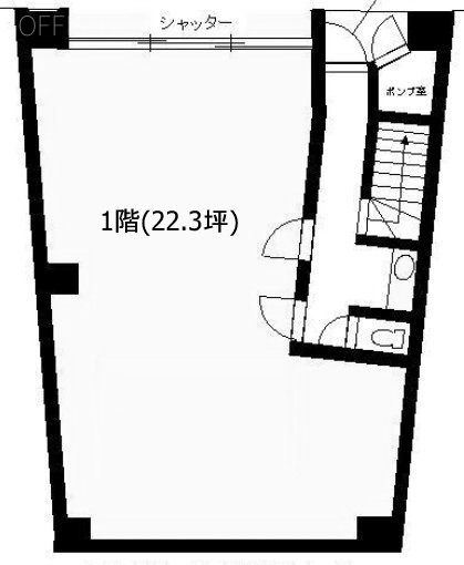 Wact代々木上原1F 間取り図