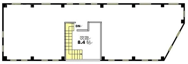 ハヤシヤビル2F 間取り図