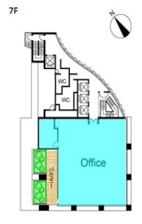 MG白金台ビル7F 間取り図