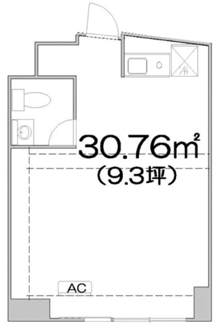 第三叶ビル202 間取り図