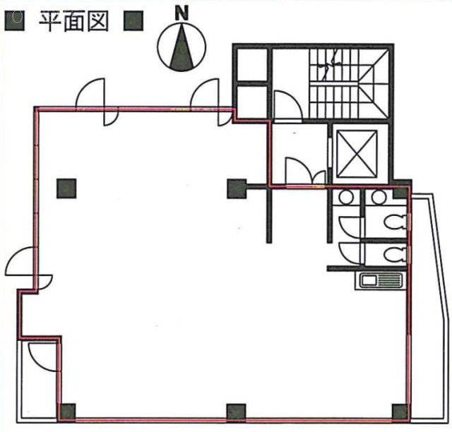 ルネスE.B.I8F 間取り図