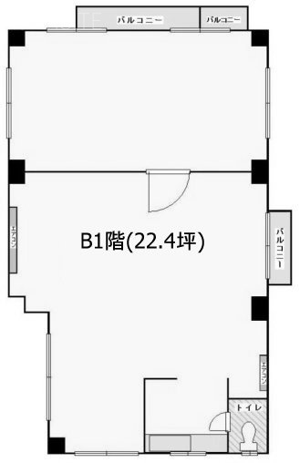 サンシオン長谷川B1F 間取り図