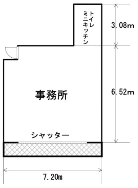 丸和ビル1F 間取り図
