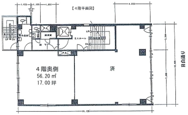 山商ビル4F 間取り図