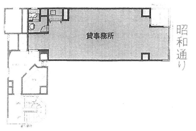 成瀬秋葉原ビル9F 間取り図