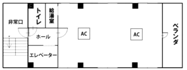 日原ビル6F 間取り図