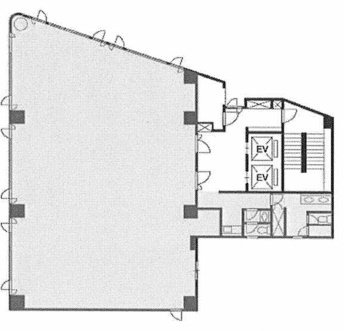 井門岩本町ビル2F 間取り図