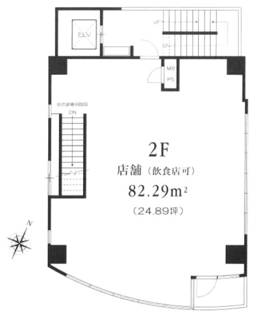 エムエムワイビル2F 間取り図