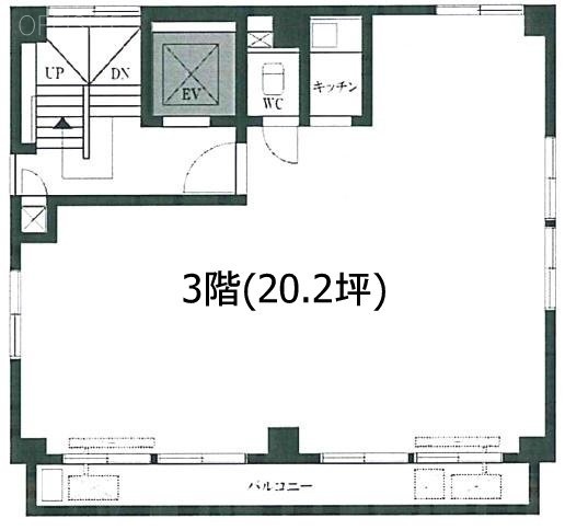 高木ビル3F 間取り図
