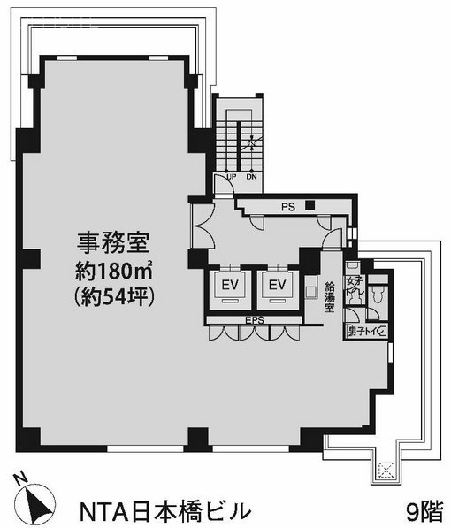 NTA日本橋ビル9F 間取り図