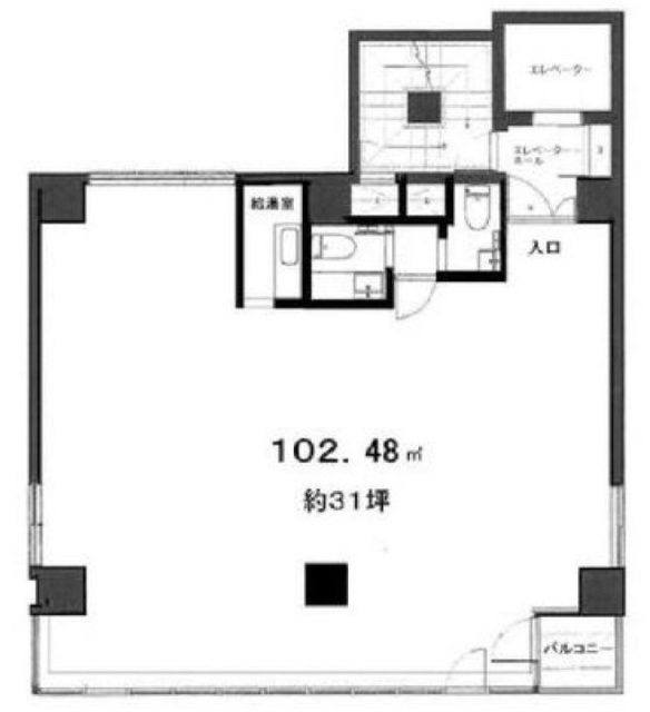 浜松町営和ビル6F 間取り図