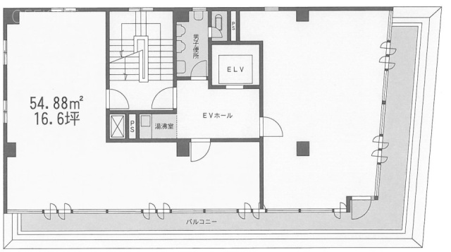 郵政福祉虎ノ門第1ビル8F 間取り図