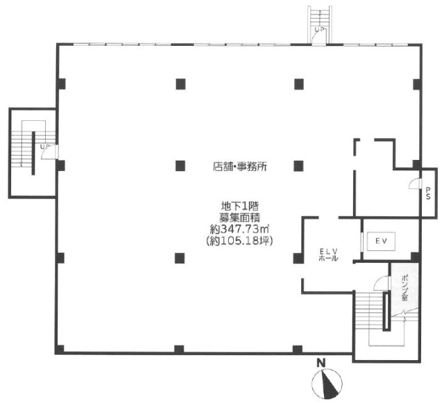 センタック株式会社ビルB1F 間取り図