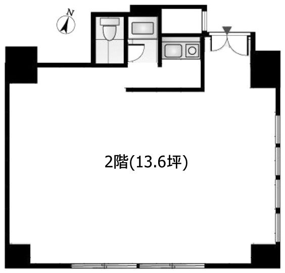 GSハイム宮益坂2F 間取り図