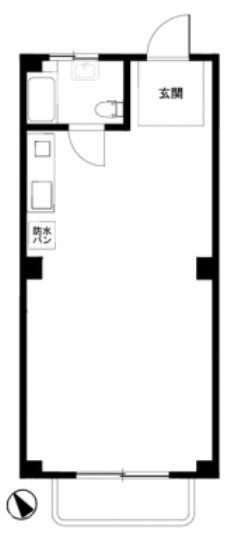 ヴィラシャンテⅢC201 間取り図