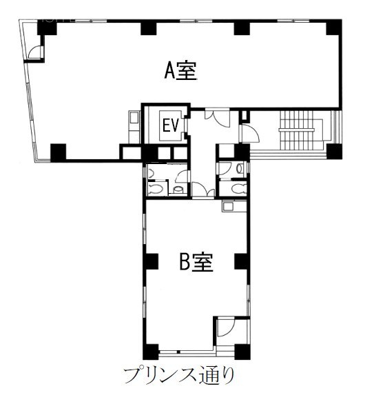 サンデンビルB 間取り図