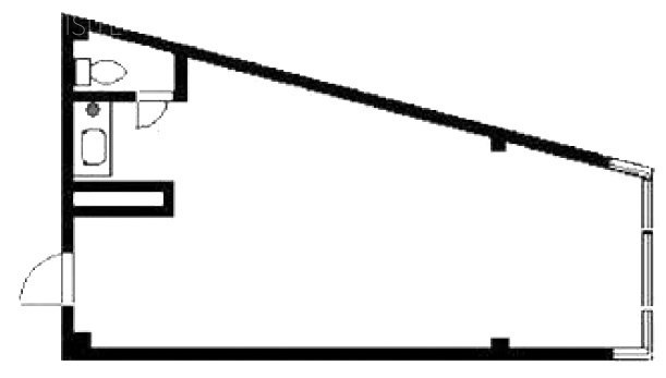 ヴィラオークラビル2F 間取り図