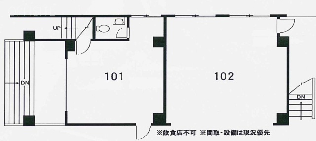 DRホームズ等々力102 間取り図