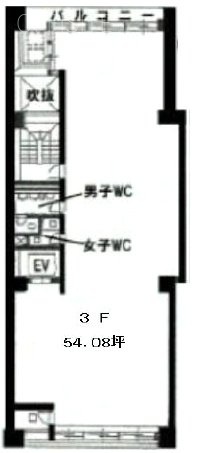 今井ビル3F 間取り図