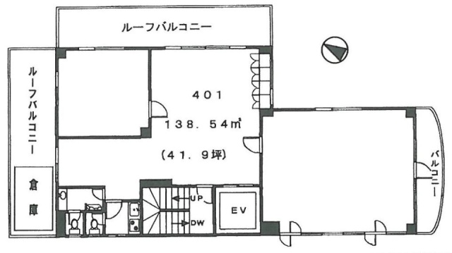 幡ヶ谷TSビル401 間取り図