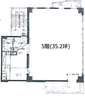 ながせ高島町ビル5F 間取り図