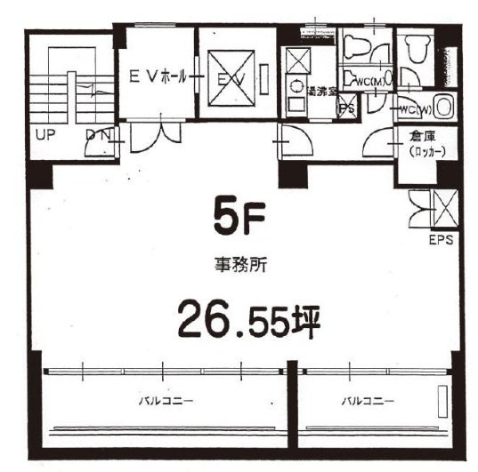 第一長谷川ビル5F 間取り図