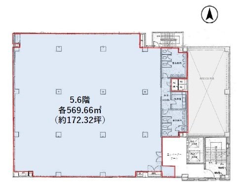 OSビル6F 間取り図