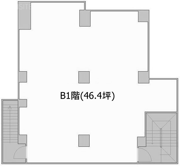 サントロペ南青山B1F 間取り図