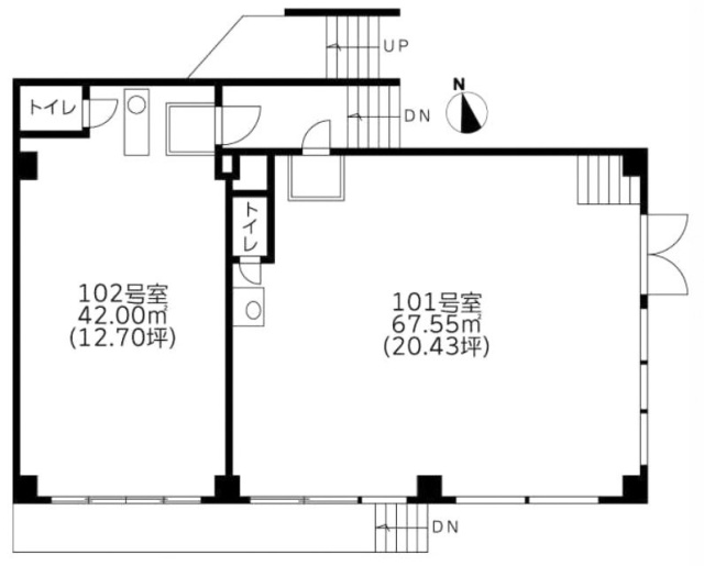 平井ビル102 間取り図