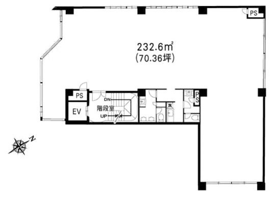 千駄ヶ谷尾澤ビル2F 間取り図