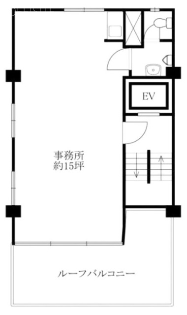 東畳ビル8F 間取り図