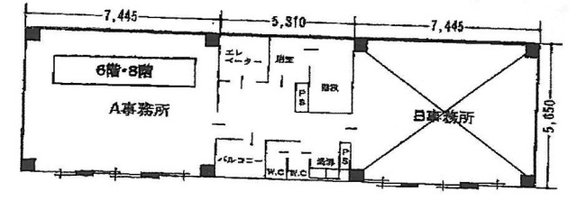 NCビルB 間取り図