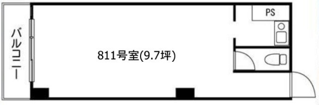 プリメーラ道玄坂811 間取り図