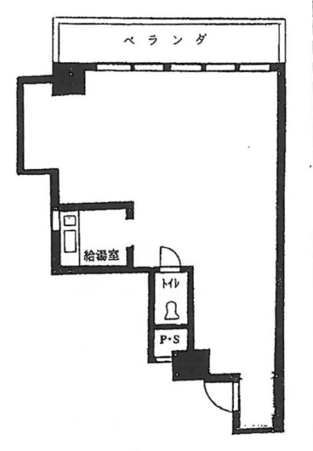 岡本ビル605 間取り図