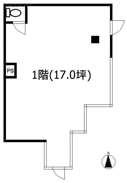 保戸田マンションビル1F 間取り図