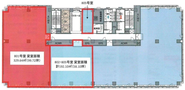 JMFビル笹塚01802・805 間取り図