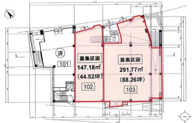 レキシントン青山ビル103 間取り図