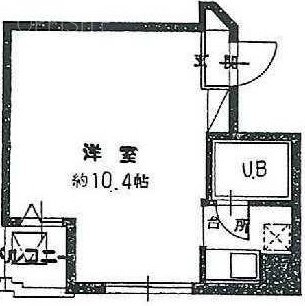 第2サン・ポーエムビル501 間取り図