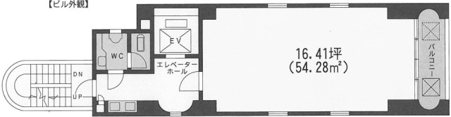 アムハードビル4F 間取り図