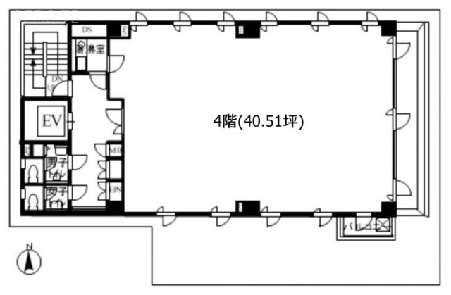 お茶の水伊藤ビル4F 間取り図