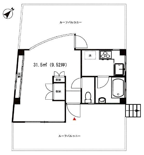 オラシオン青山ビル4F 間取り図