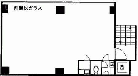 鈴和ビル2F 間取り図