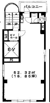 巌松堂(がんしょうどう)ビル8F 間取り図