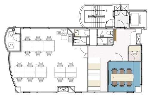 (仮)ASTRA中目黒5F 間取り図