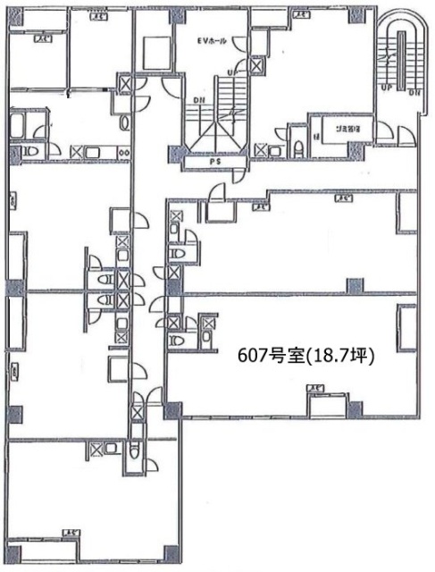 長塚第2ビル607 間取り図