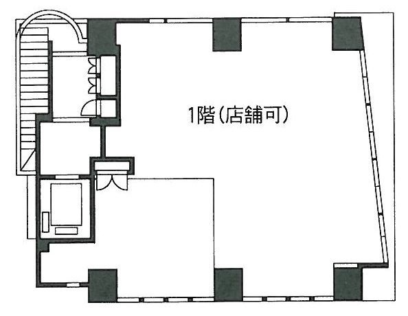 六本木ΣX(六本木シグマエックス)ビル1F 間取り図