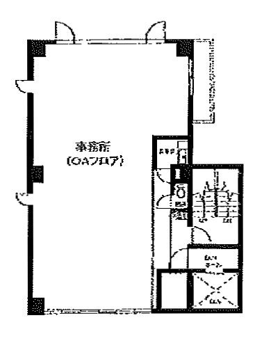 メックワンビル3F 間取り図