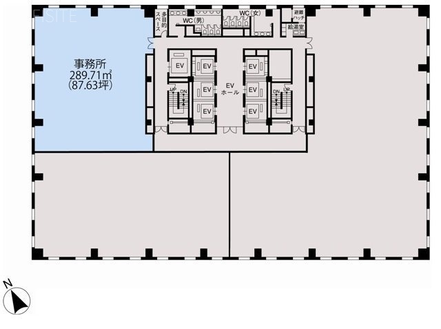 東京建物八重洲ビル5F 間取り図